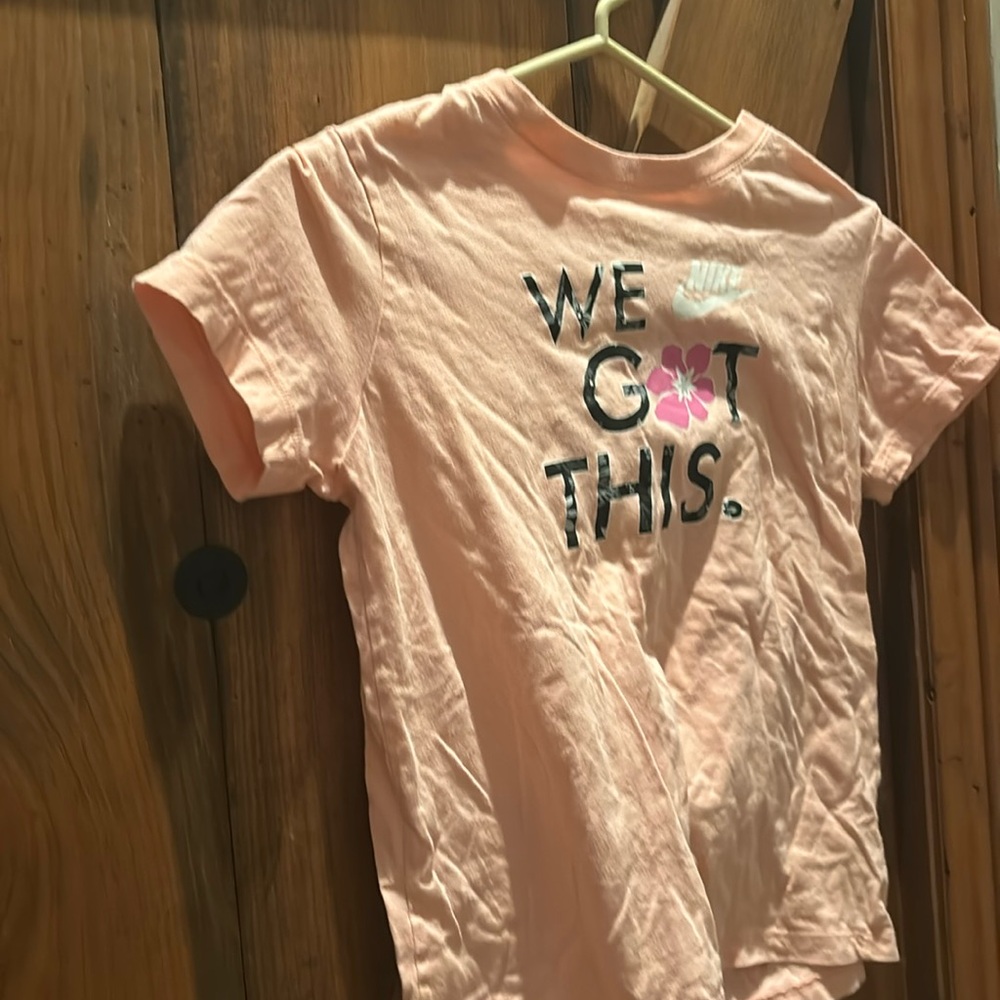 Large pink Nike shirt